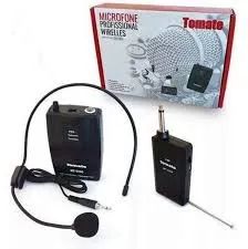 Microfone Tomate Profissional Wireless 2205a Tomate Nf-e
