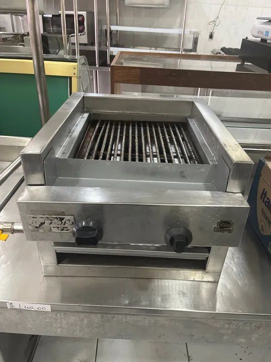 Grill para lanches  fire a gás queimadores novos 