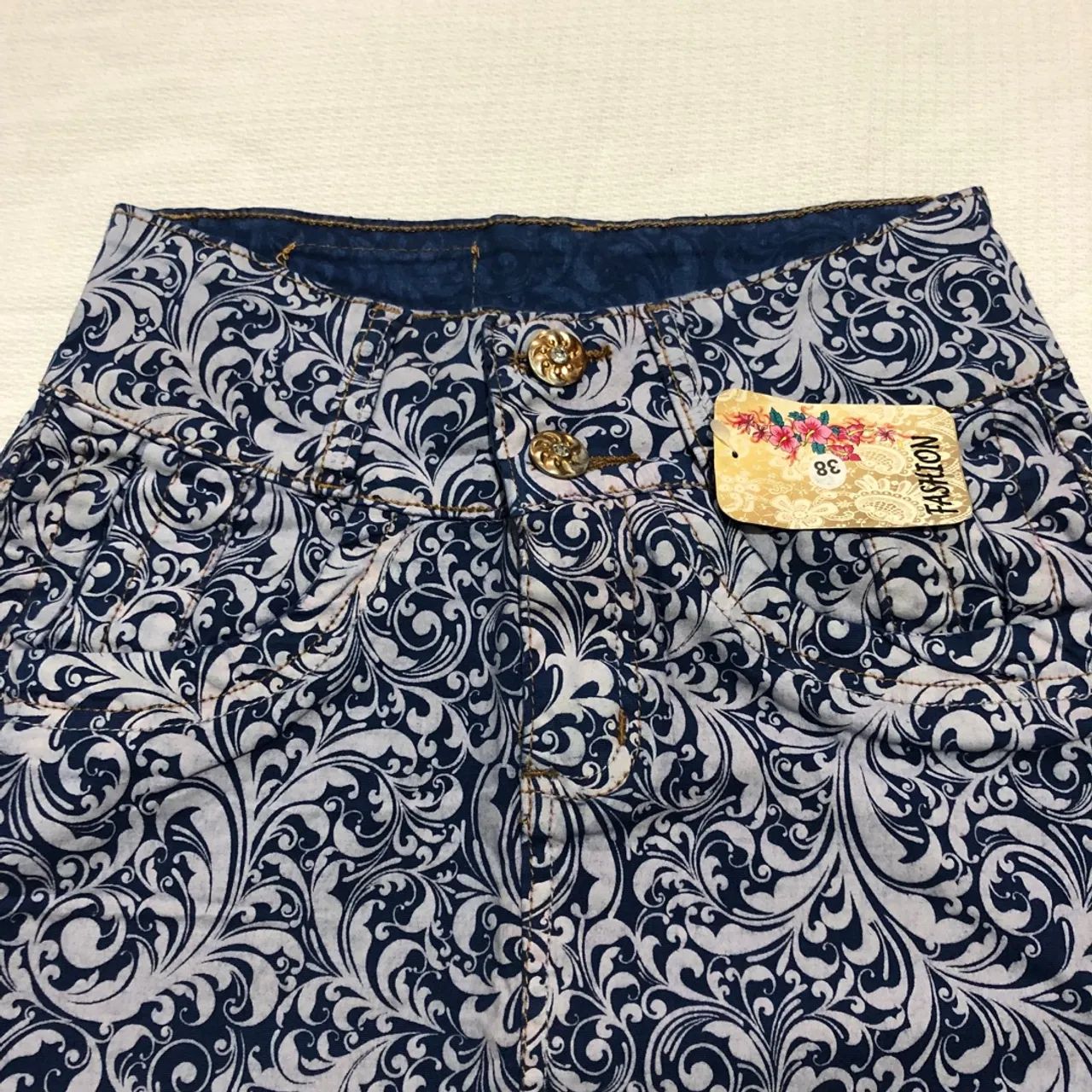 Saia jeans nova Fashion 38 - Foto 2
