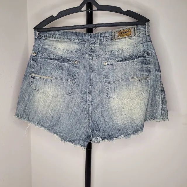 Short feminino jeans - tamanho 42 - Foto 2