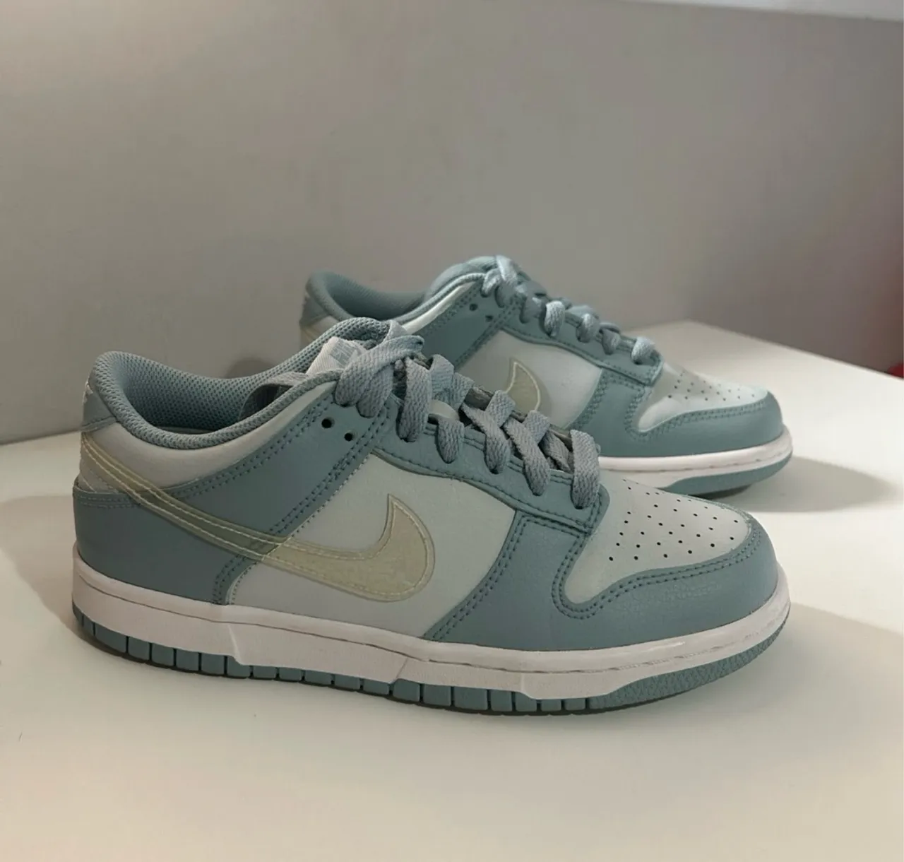 Tenis nike dunk low clear swoosh original