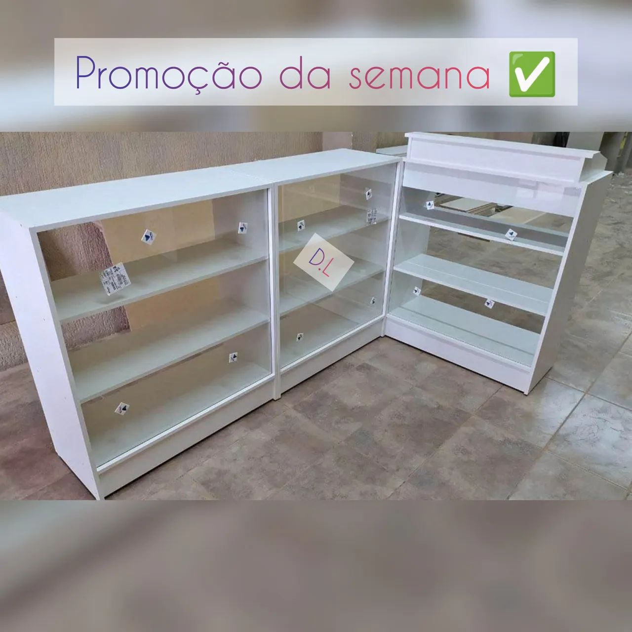 Balcão vitrine c/ caixa promoção só está semana imperdível 