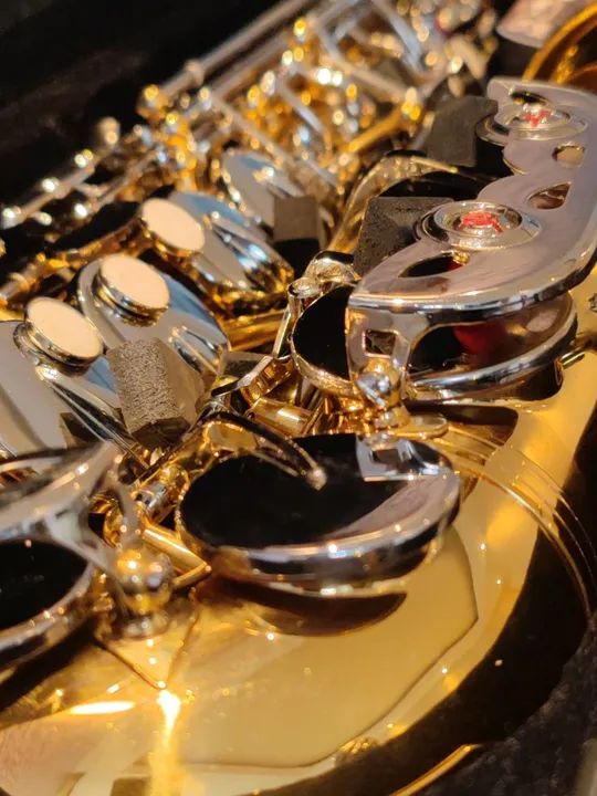 R$ 2.300,00 Sax Alto Novo Designed by USA - Foto 5
