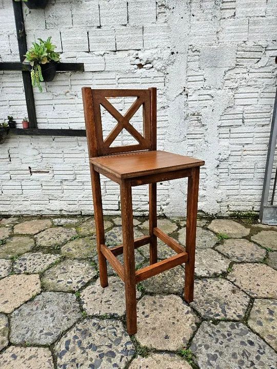 Banquetas com encosto em X  - Foto 2