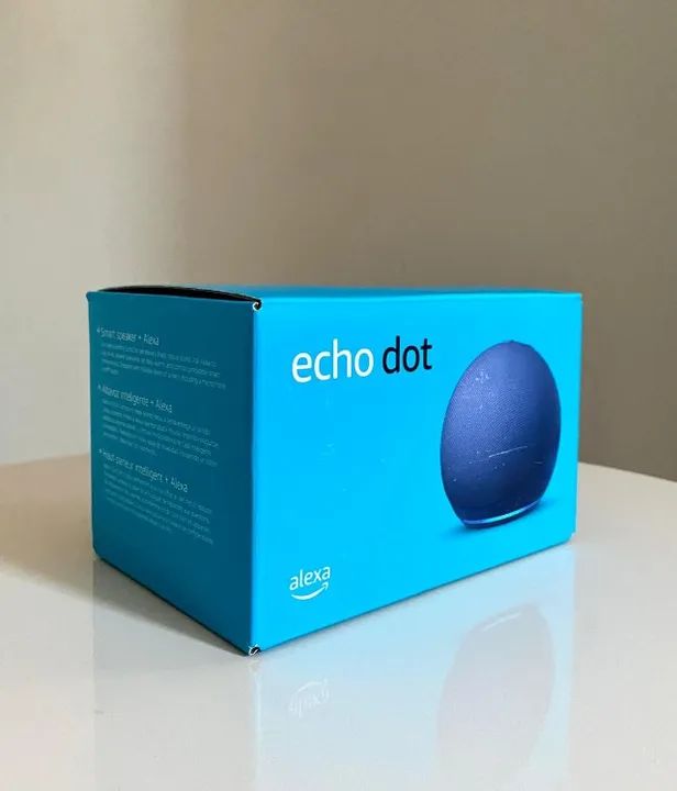 Alexa Echo Dot 5ª geração Preta ou Azul - Foto 5