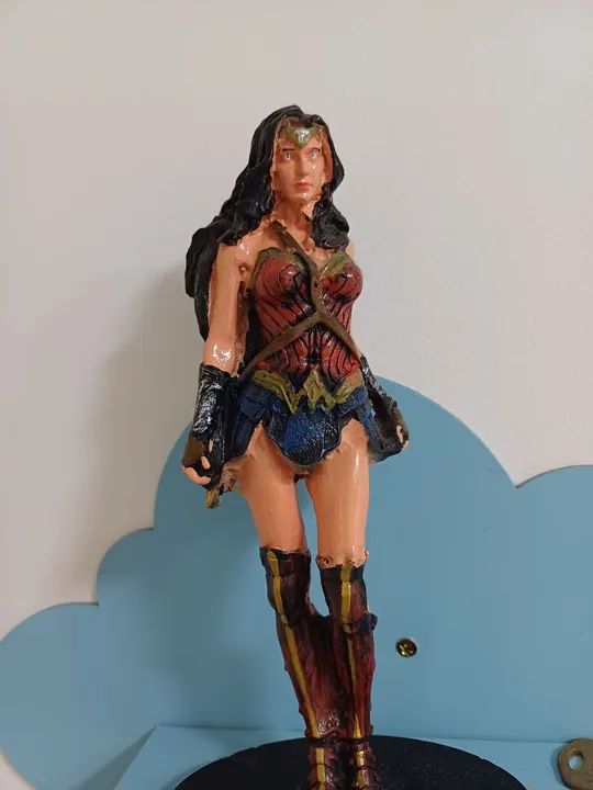 Bonecos Flash, Lanterna Verde e Mulher Maravilha - Decoração para Casa - Foto 2