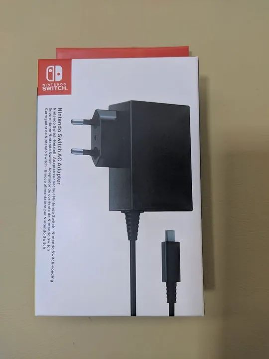 Carregador original Nintendo switch 