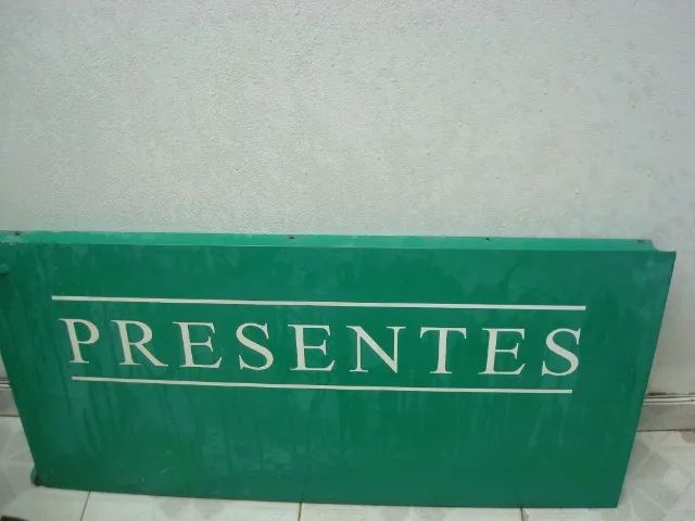 Placas de metal usadas fachada / letras caixa usadas  - Foto 4