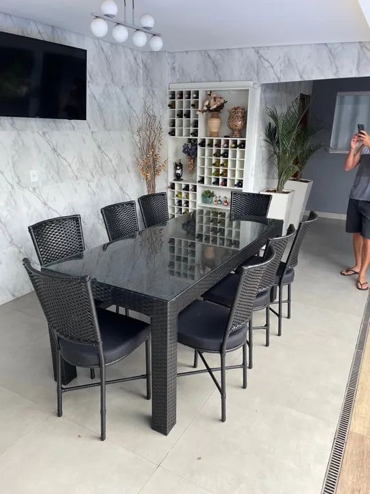 Mesa de jantar com 8 cadeiras pronta entrega  !!!!!  - Foto 3