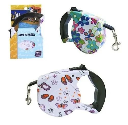 Guia para Cães Retrátil Até 5 Metros _ PET03 - Foto 2