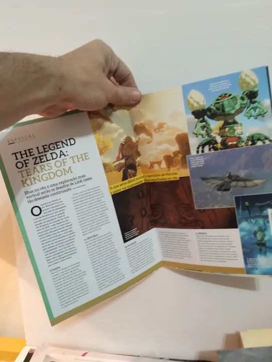 Zelda Tears of The Kingdom, Pôster 50x70, em Revista - Foto 4