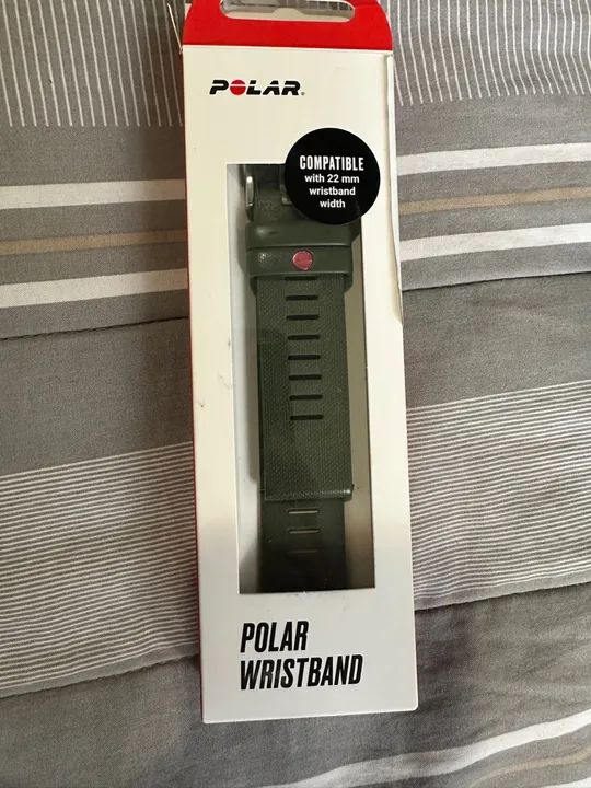 Pulseira de Silicone Polar, 22 mm