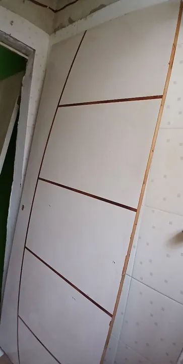 Porta Frisada Branca 80cm