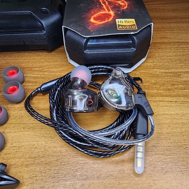 Fone De Ouvido In-ear QKZ-AK6 Gamer Retorno De Palco  - Foto 2