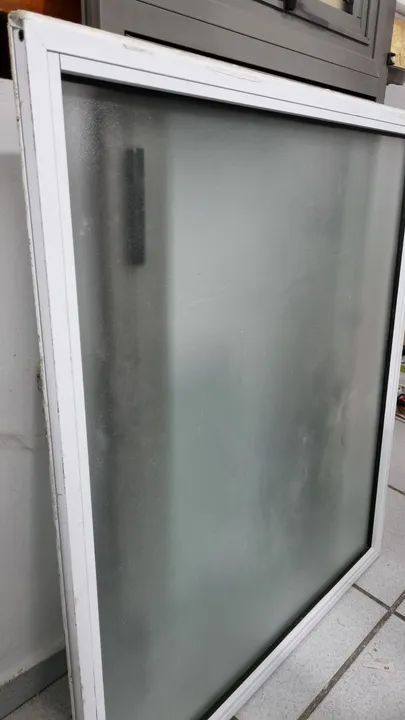 Vidro Fixo em Alumínio branco  - Foto 3