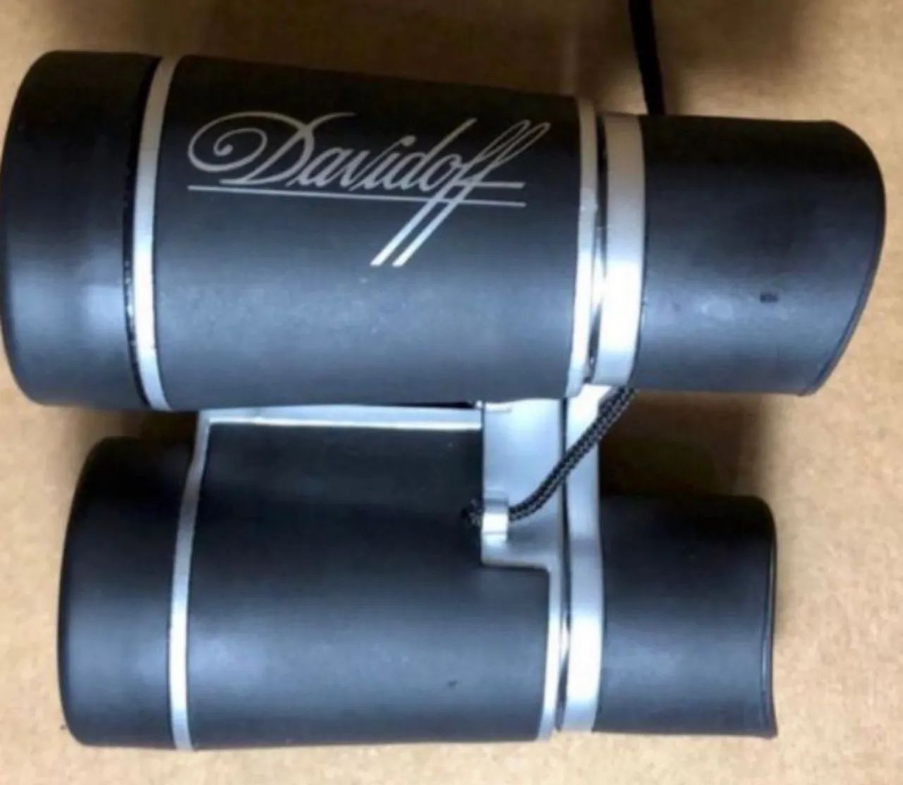mini binóculo davidoff preto - Foto 4