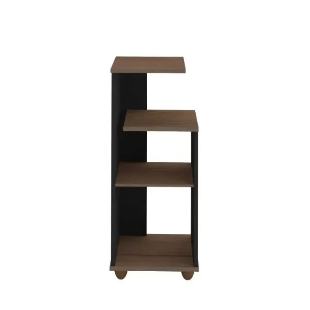 Mesa de Apoio Bis Imbuia/Preto - Foto 2
