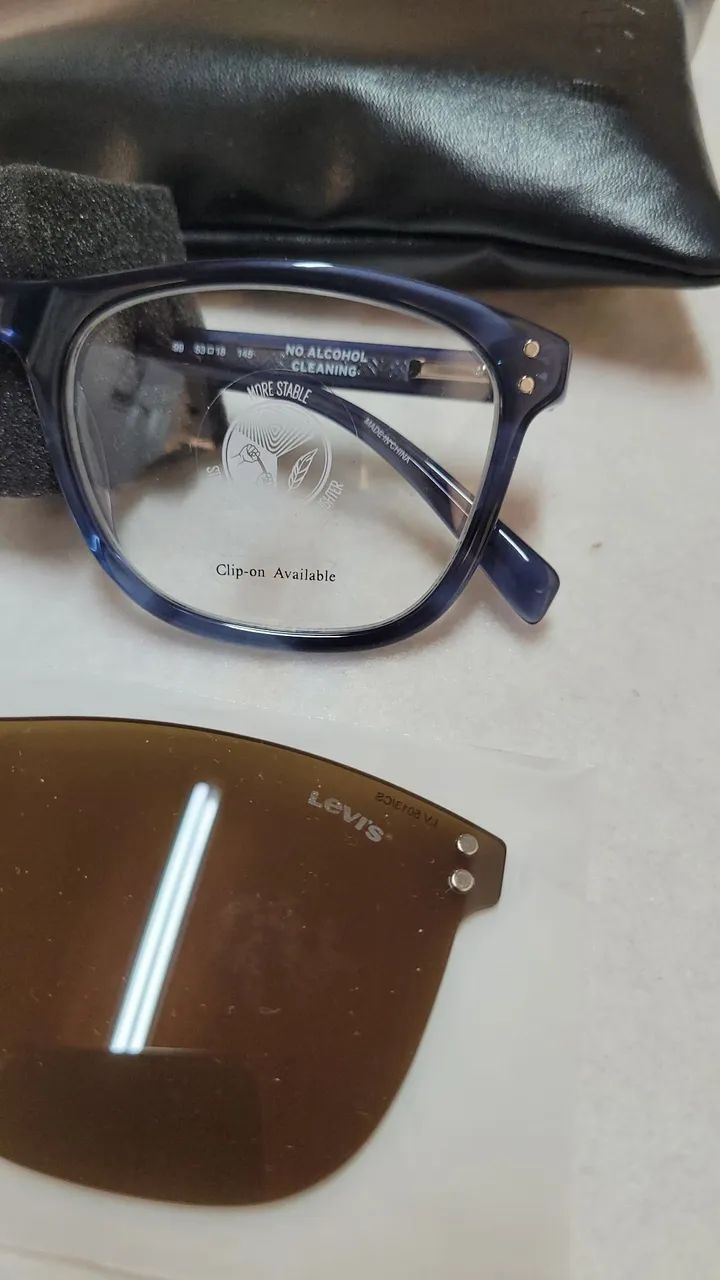 Óculos Levi's LV 5013/CS 381 Blue Horn - Foto 2