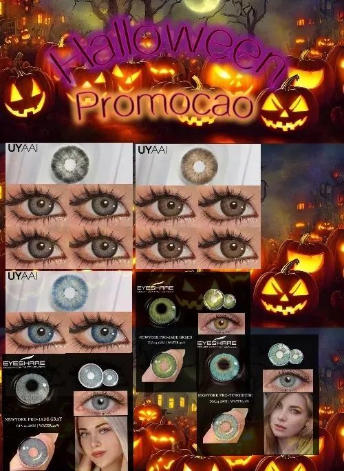 Olhos contatos /  maquiagem 