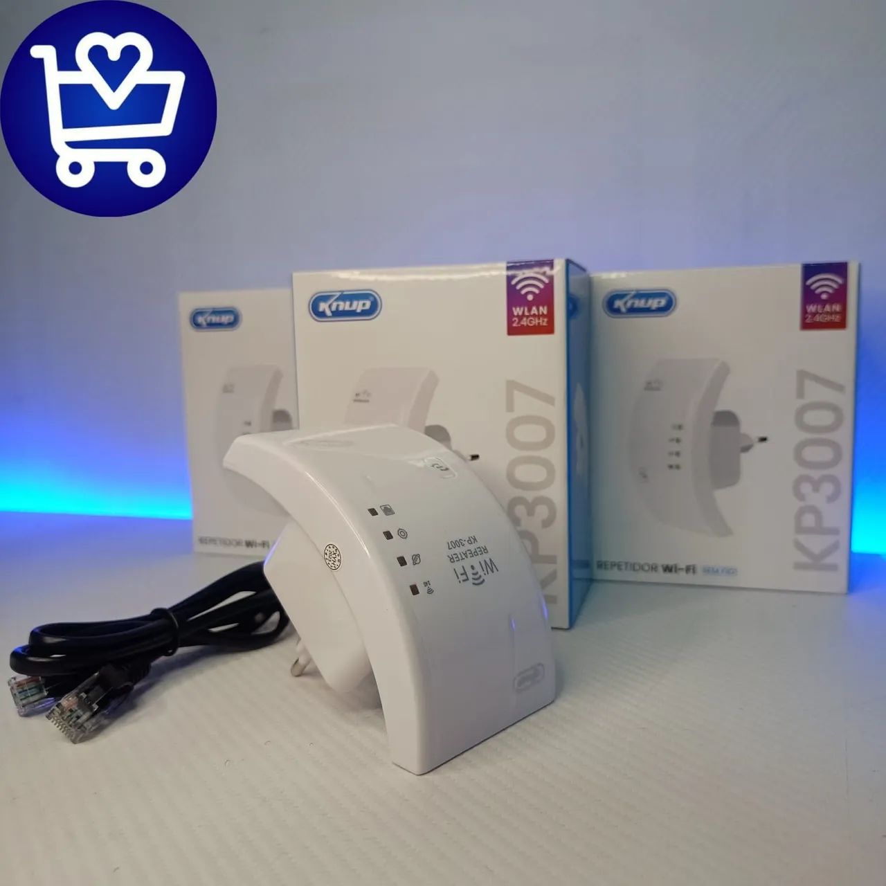 Repetidor de Sinal Wi-Fi Knup KP3007 - Novo - Foto 4