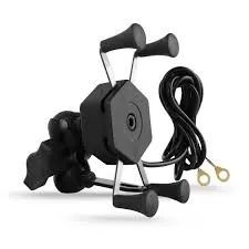 Suporte celular moto garra com USB/entrega grátis                                   