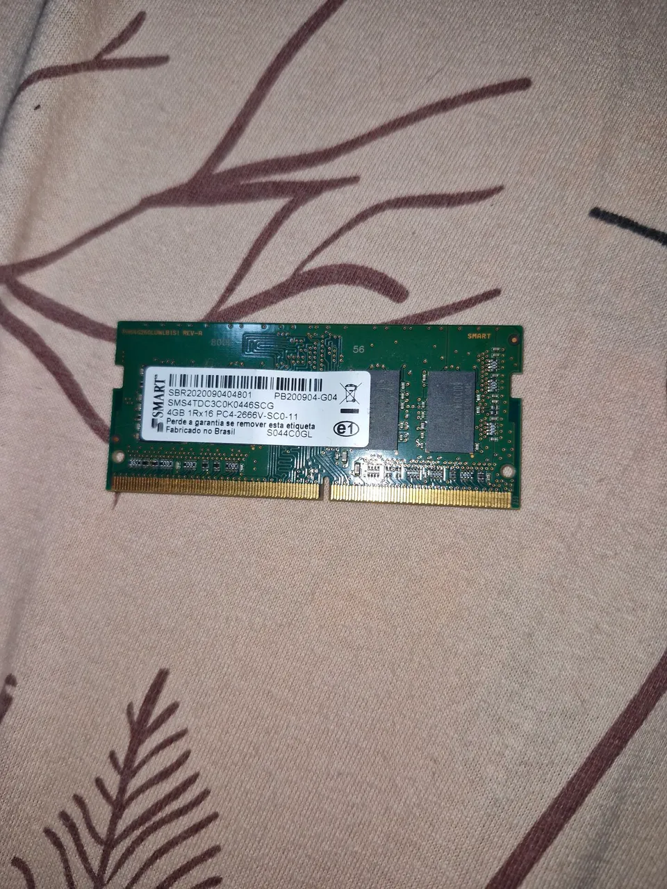 Memória RAM 4GB DDR4 2666MHz - Perfeita para notebook