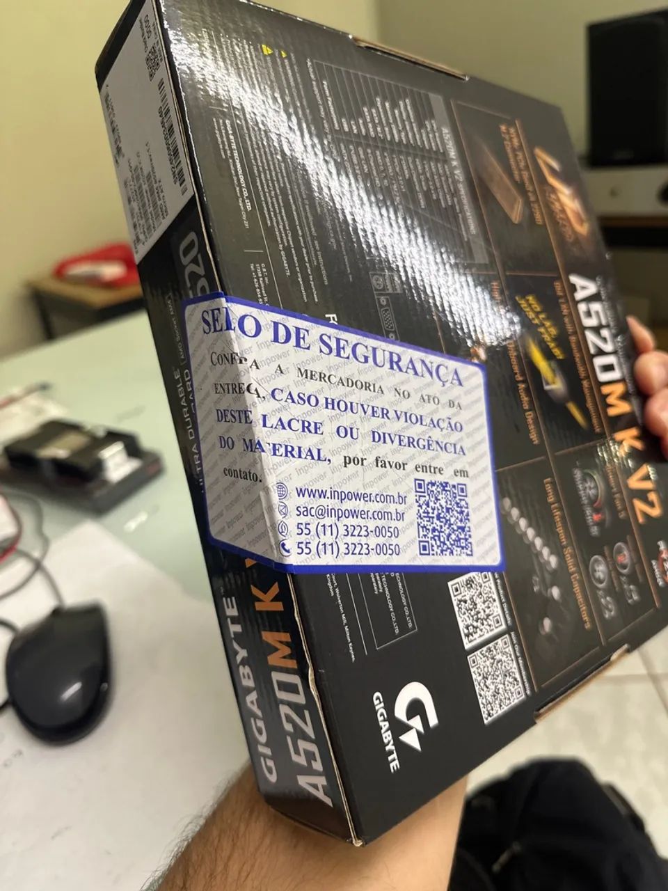 Kit ryzen 5600g + 16gb RgB + a520 lacrado - Foto 4