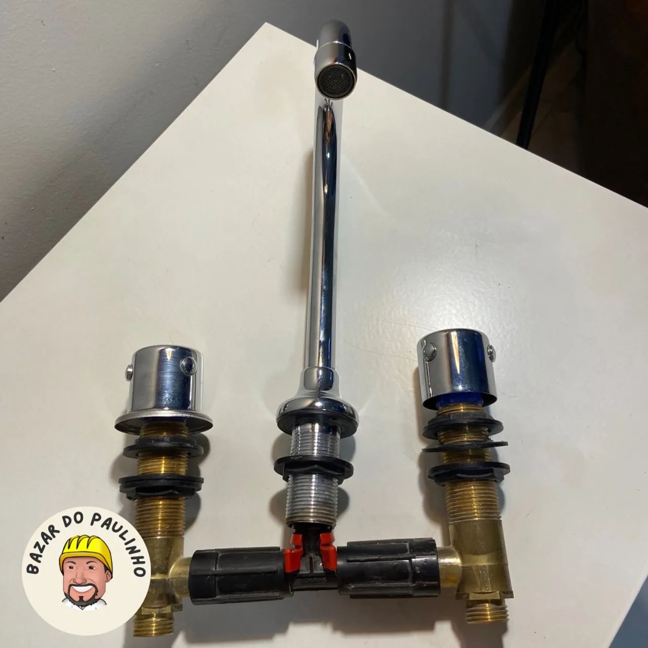 Torneira com misturador para bancada Fabrimar - Foto 2