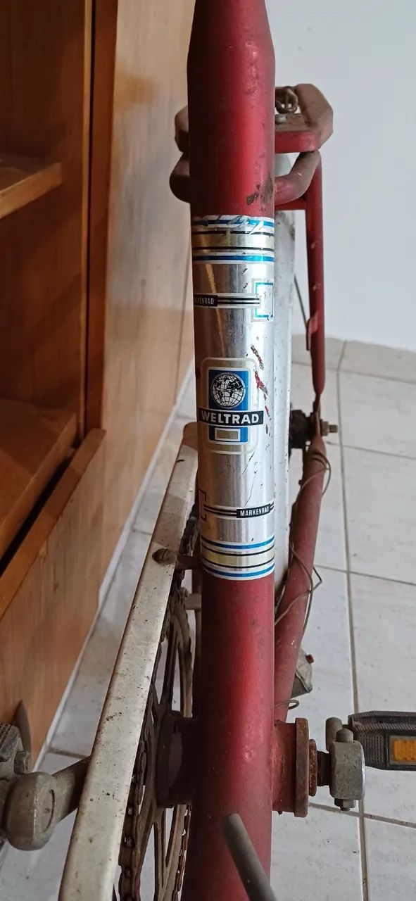 Bicicleta antiga alemã Weltrad rara - Foto 5