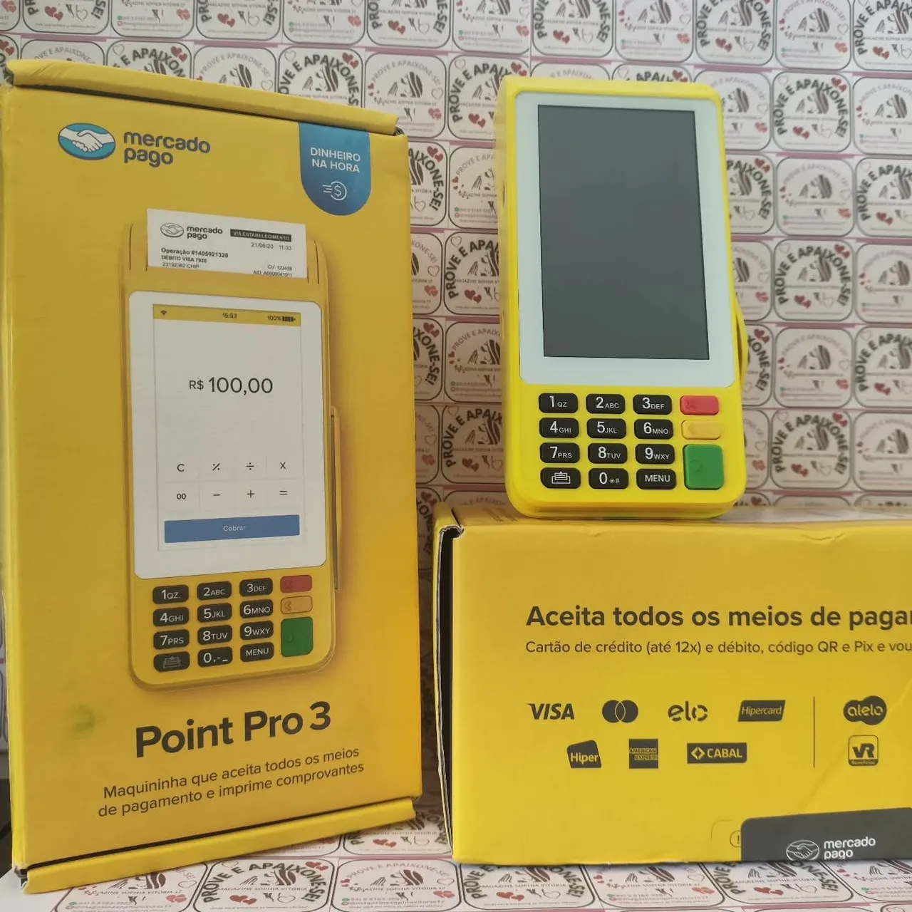 Point Pro 3 - Máquina de Cartão Mercado Pago
