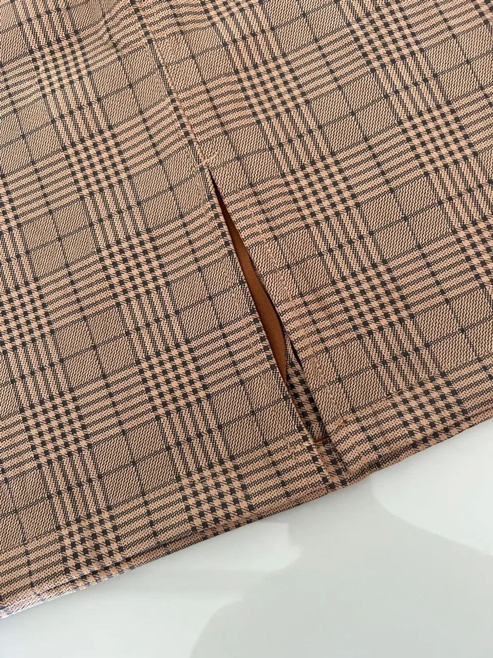 Saia Midi Xadrez com Detalhes( forrada ) - Foto 3