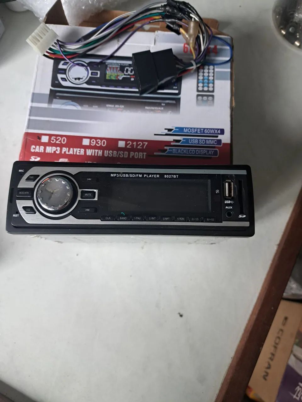 Rádio Central Multimídia MP3/USB/SD/FM Player 8027BT - Foto 6