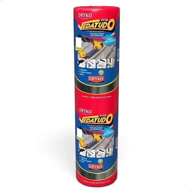 manta fita Multiuso Autoadesiva Vedatudo 60cmX10cm Dryko - Foto 3