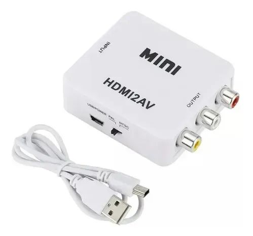 Conversor HDMI x AV RCA 1080p Branco Knup KP-3455 - Foto 6