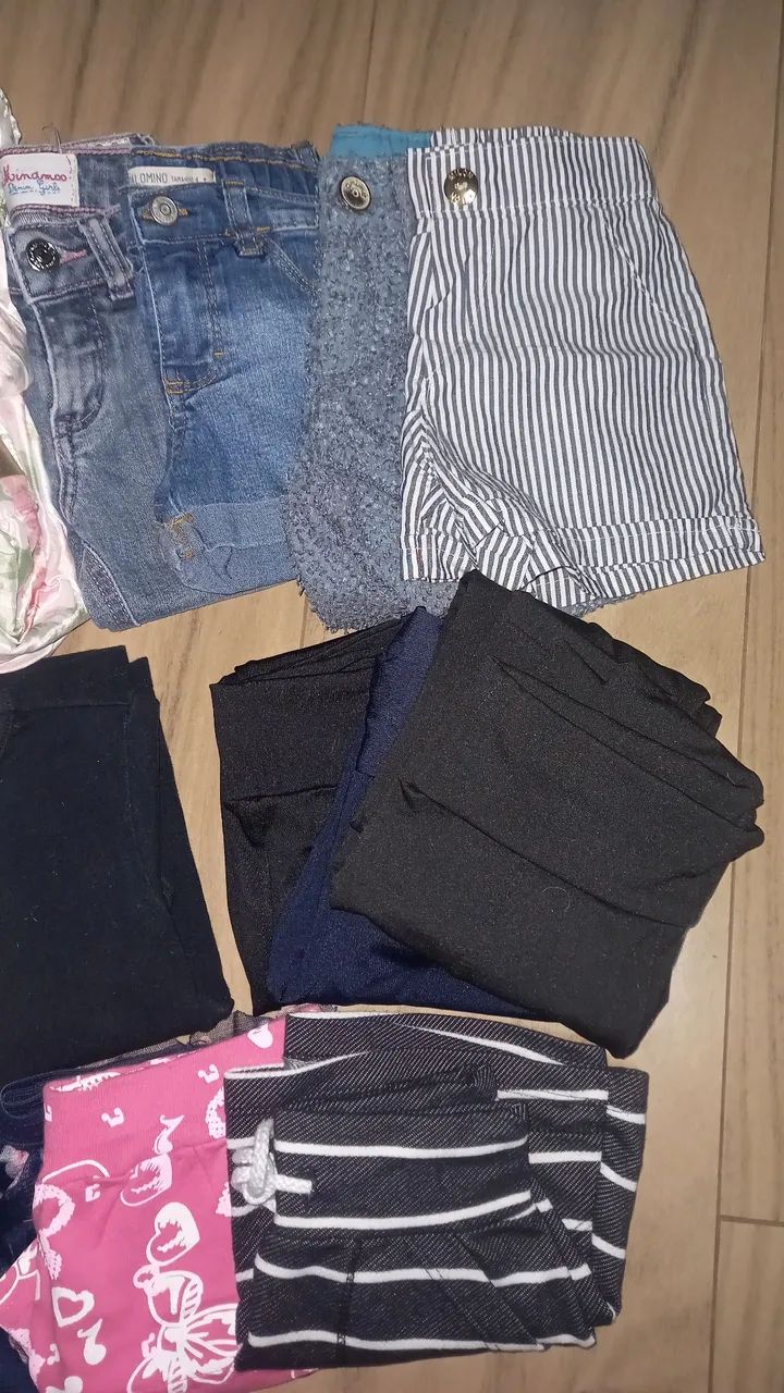 Lote/kit/conjunto roupas infantil menina 4 anos - Foto 2