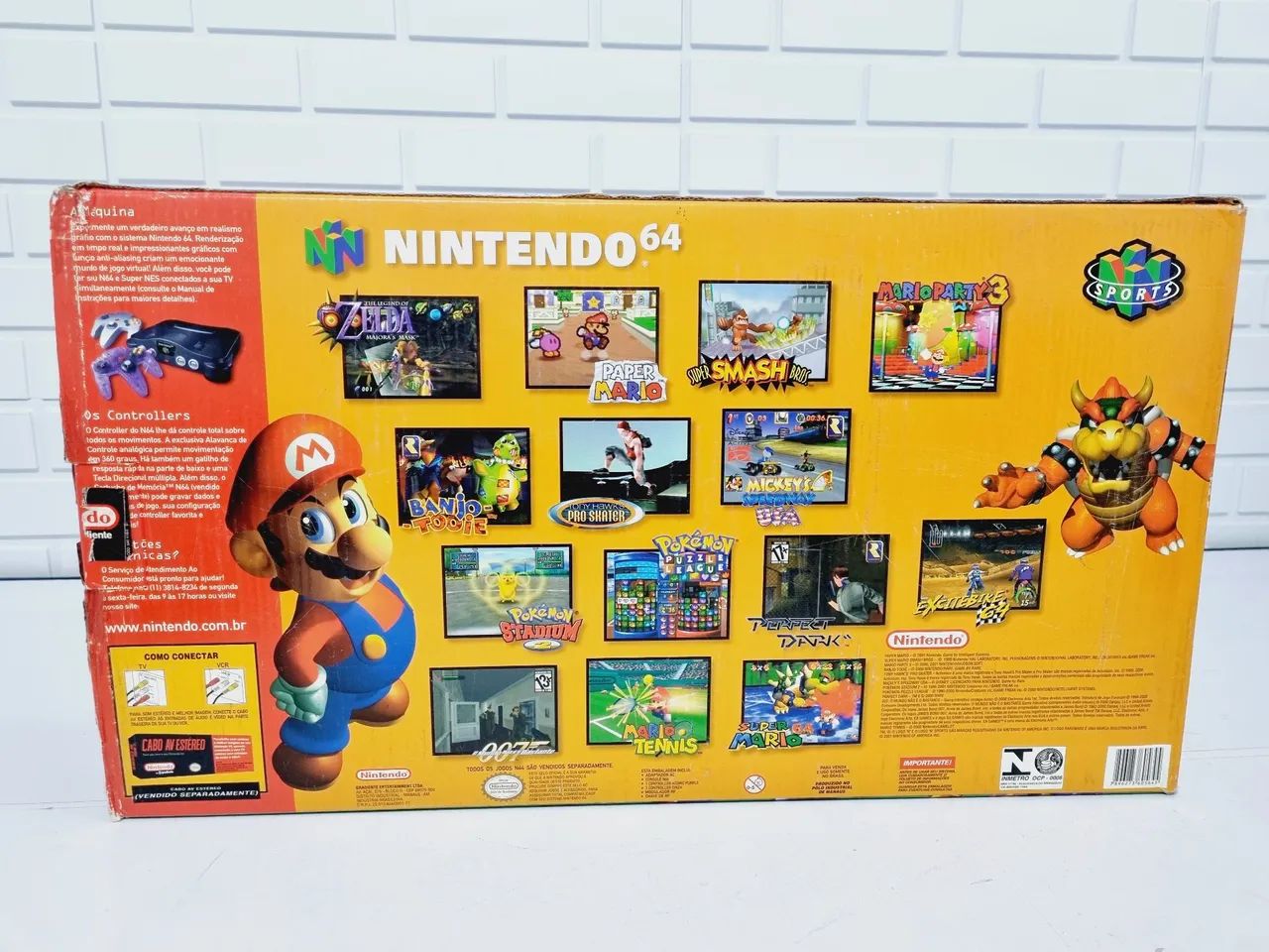NINTENDO 64 ATOMIC PURPLE LONG BOX Gradiente - Foto 3