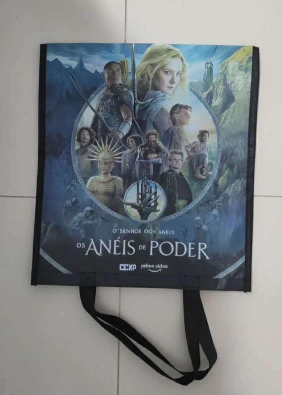Sacola Mochila Anéis do Poder CCXP