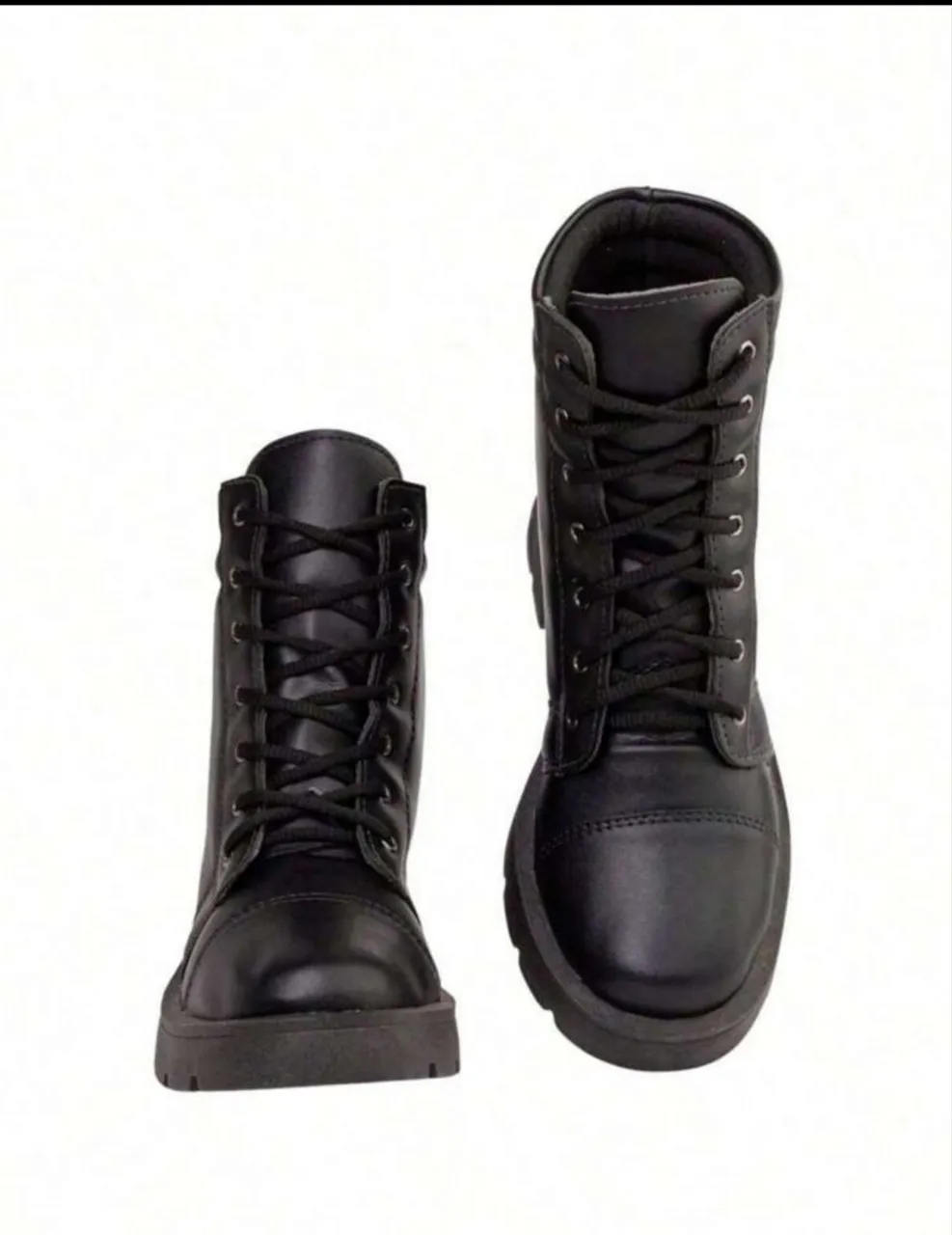 Botas Coturno Feminina Preta