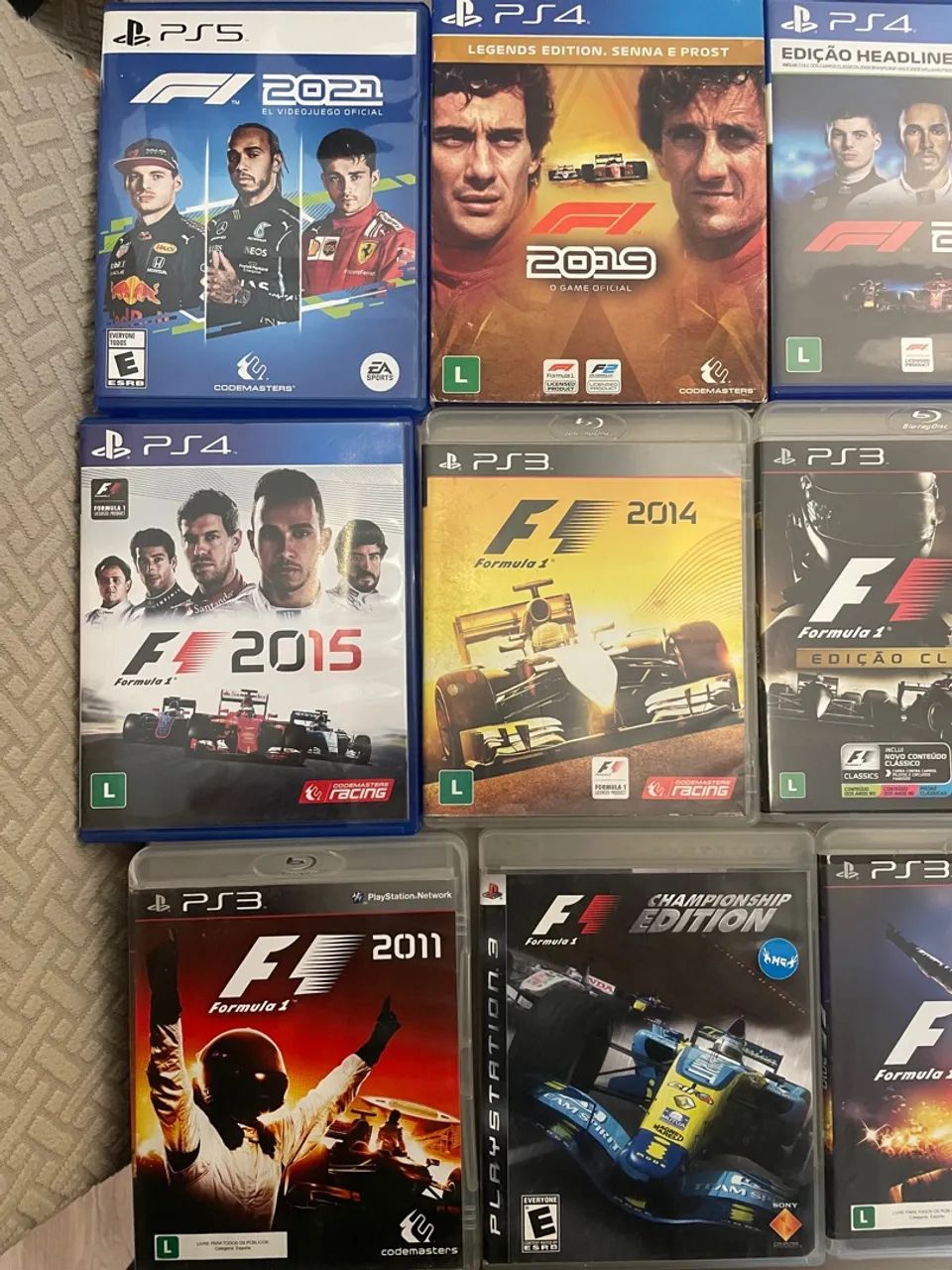 Coleção F1 - Jogos de Playstation 3, 4 e 5 - Foto 2