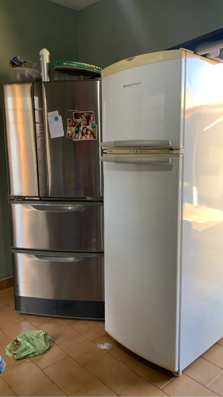 Vende se geladeira Branca Brastemp Frosfriee 410 litros tudo OLI