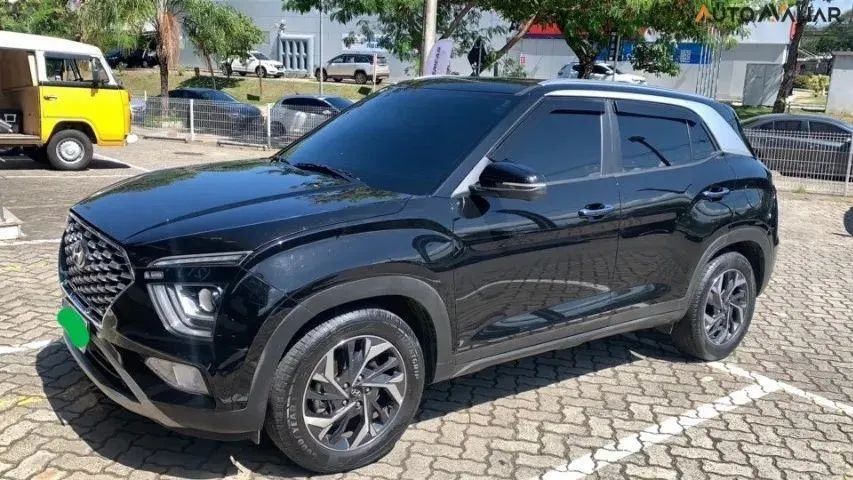 CRETA 1.0 TGDI FLEX PLATINUM AUTOMÁTICO - TETO SOLAR - BANCOS DE COURO - Foto 2