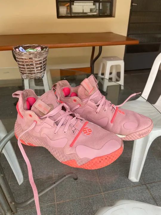 Tênis Adidas Harden Vol 6 Rosa - Tênis de Basquete - 41 - Foto 2