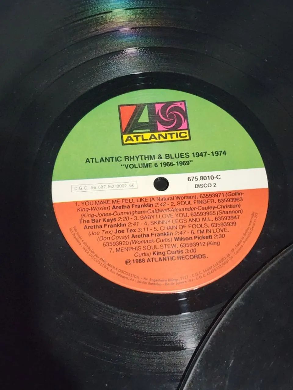LOTE COM 3 LPs VINIL - JAZZ / R&B / CLÁSSICOS - SINATRA + ATLANTIC + BACH - Foto 5