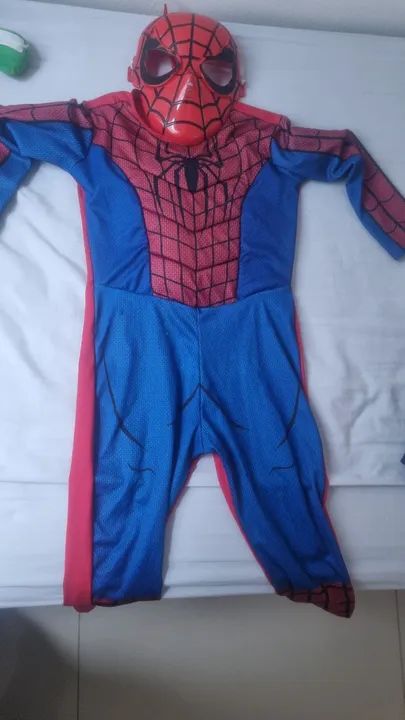 Fantasia de Batman e homem aranha para menino - Foto 6