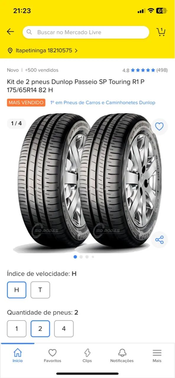 Pneus Dunlop Passeio SP Touring R1 P 175/65R14 82 H