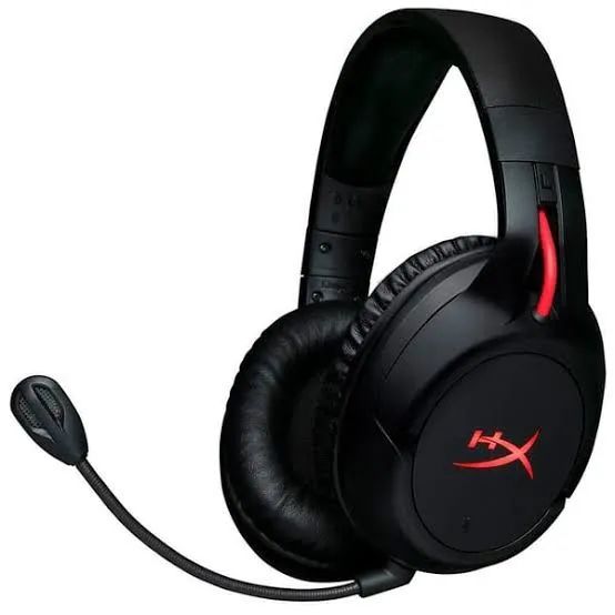 Headset Gamer Hyperx Cloud Flight sem fio.