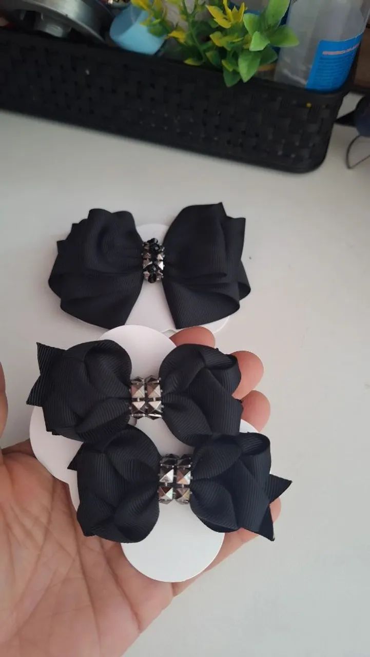 Laços de cabelo Stitch e Angel - Foto 4