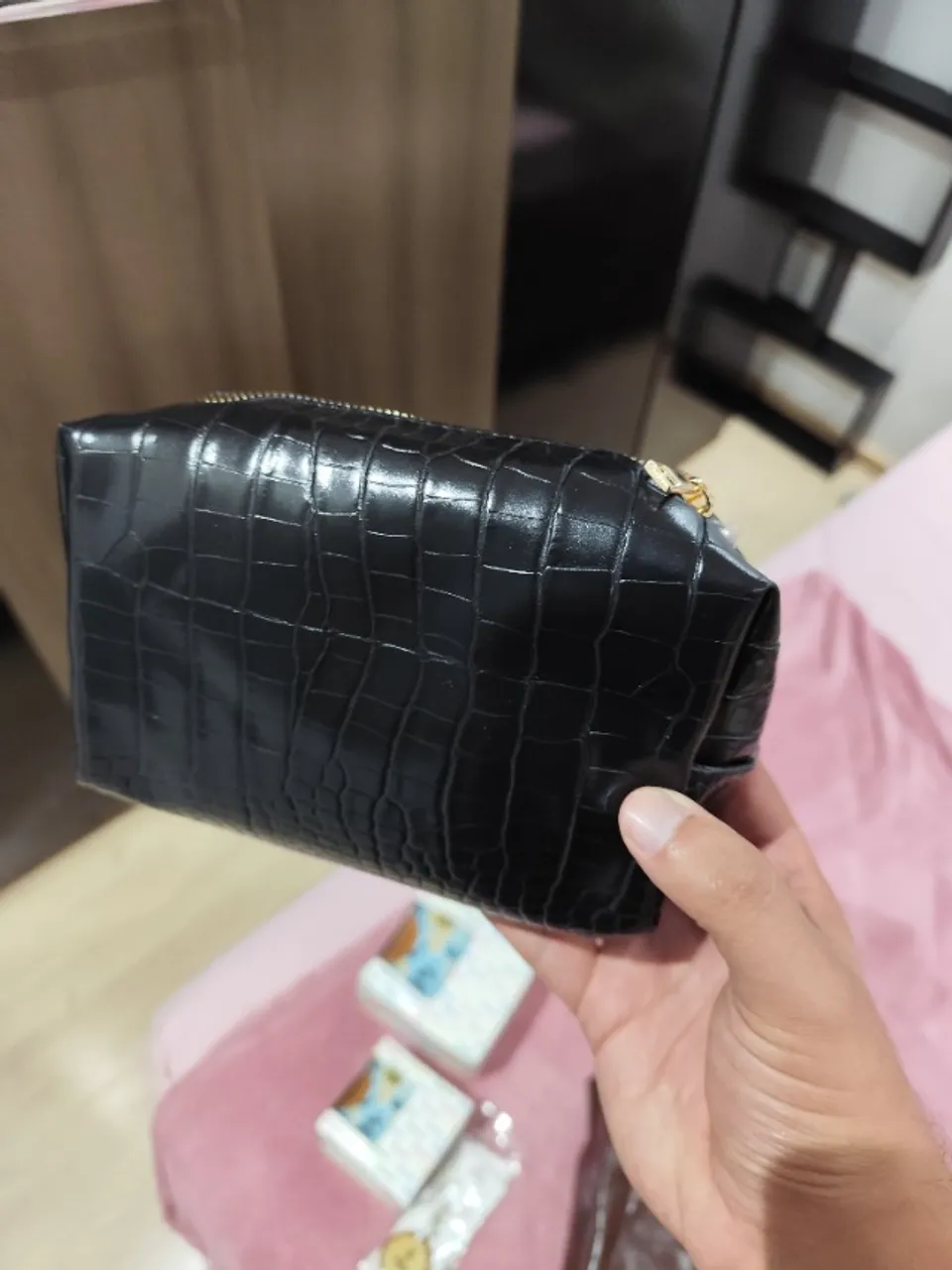 NECESSAIRE COURO