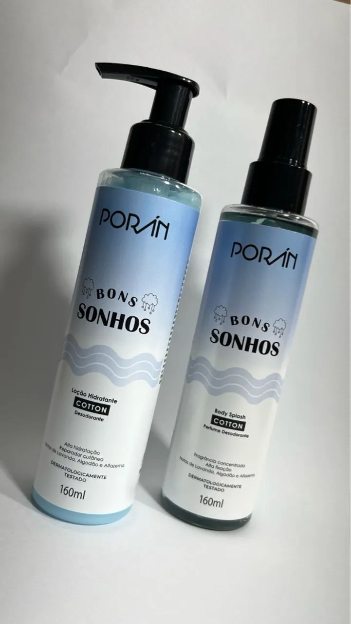 Kit Porán Bons Sonhos - Loção Hidratante e Body Splash - Foto 4