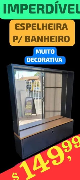 Espelheira para Banheiro - Imperdível!